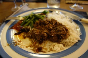 Mr Singh's slow-cooked lamb curry